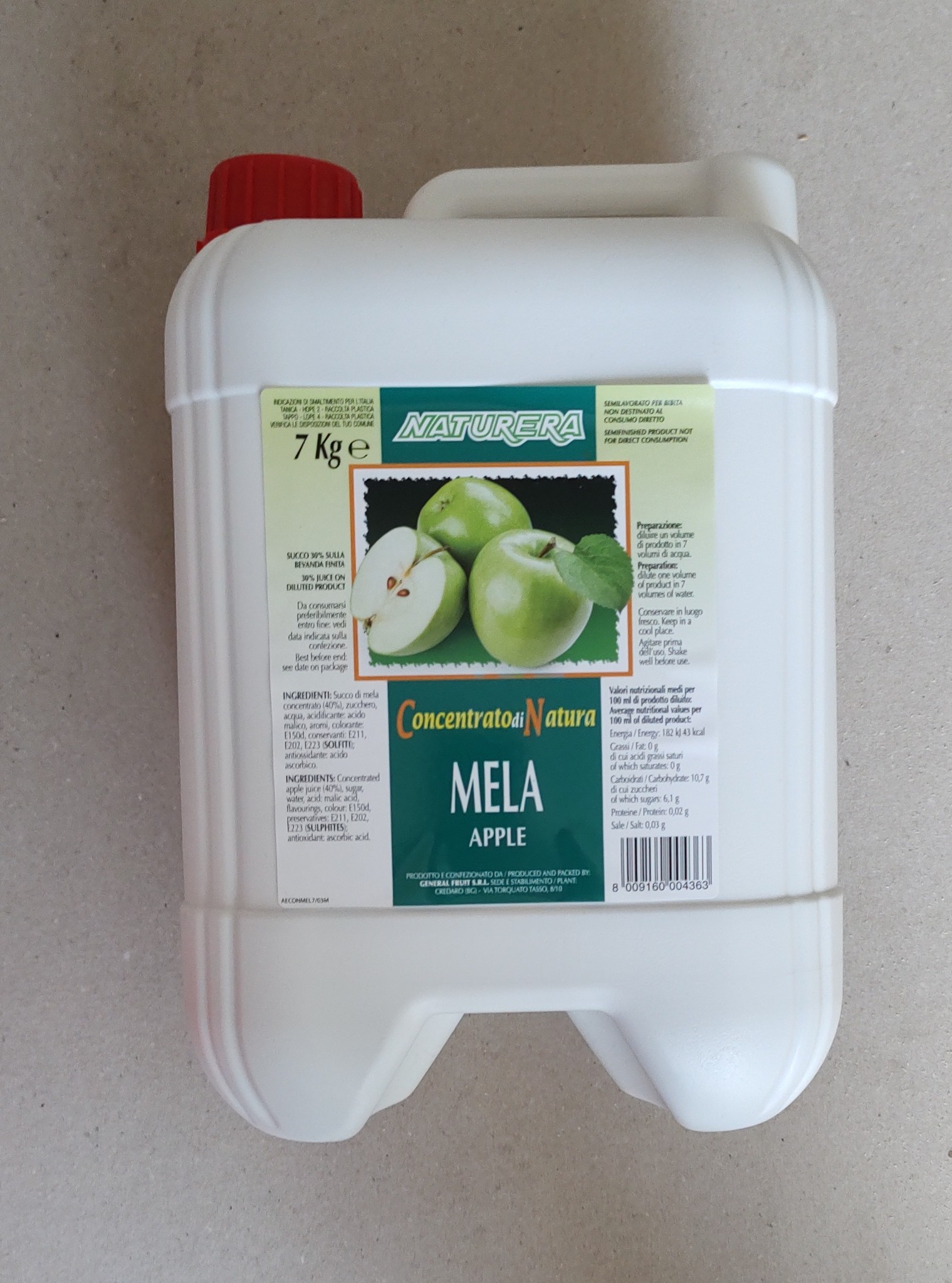 Ovocný koncentrát jablko 7kg