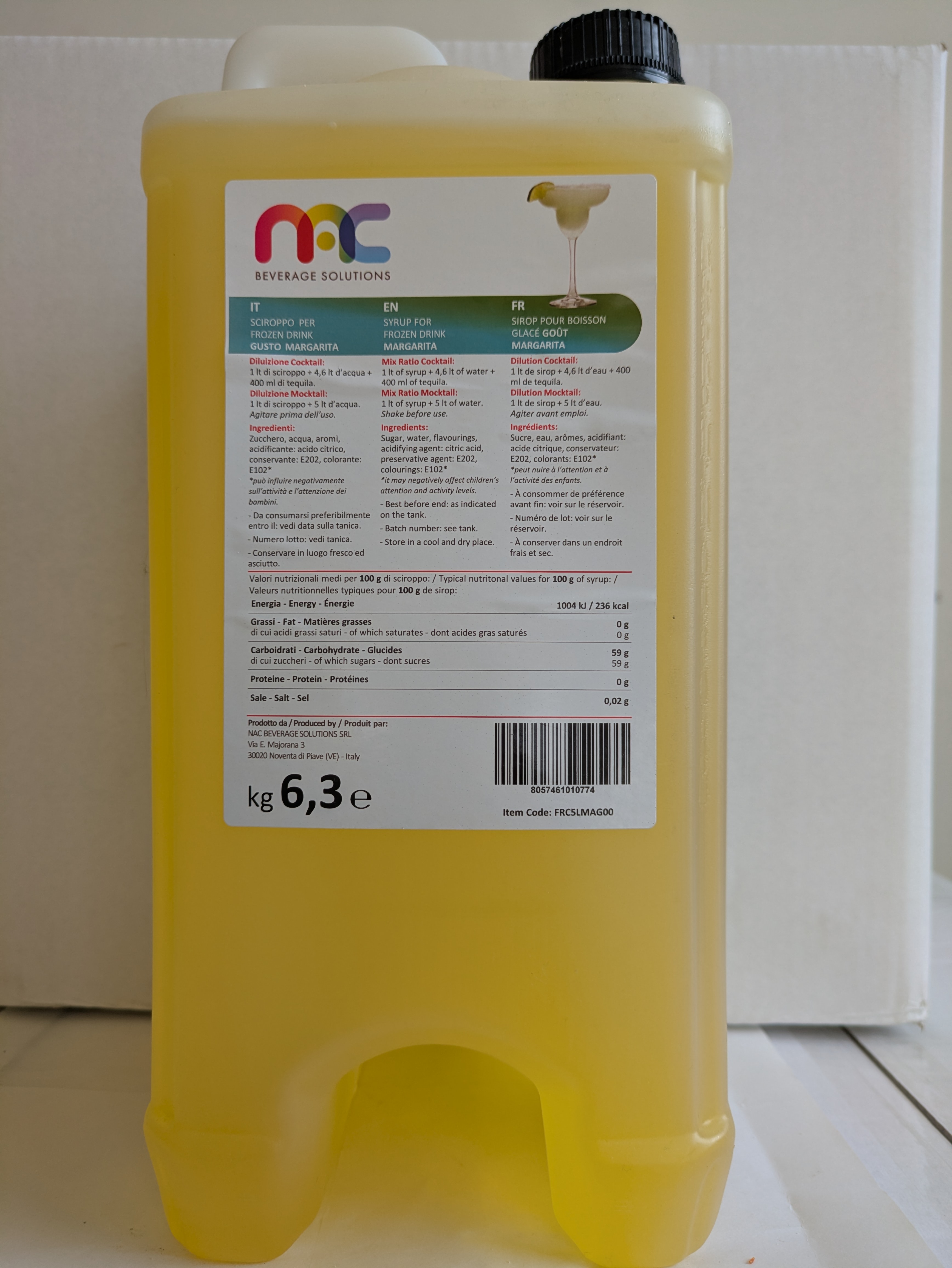 Margarita 6,3kg